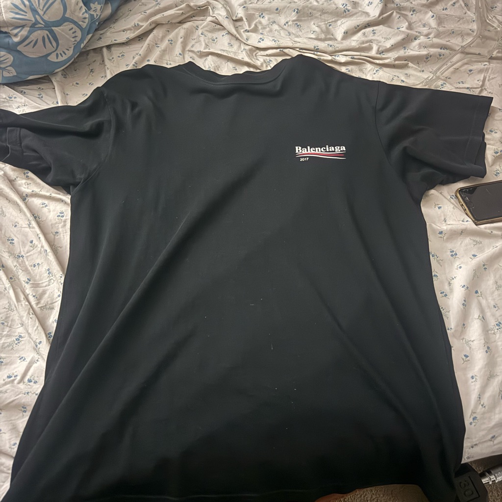 Balenciaga Black Short Sleeve Tee